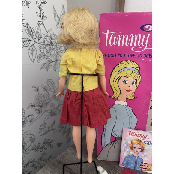 Vintage 1962 Ideal Tammy Doll BS-12 1 Original Box & Original Jumper Platinum - Picture 4 of 13